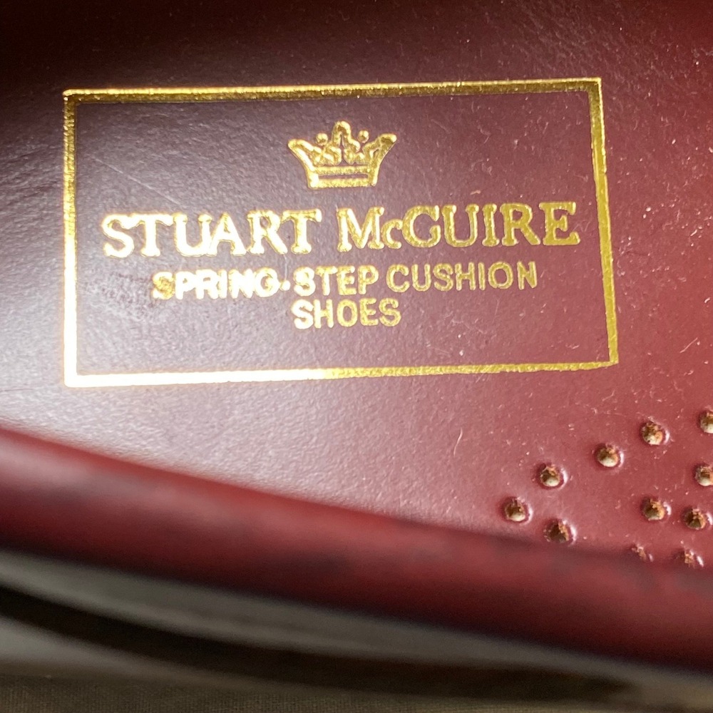 Stuart McGuire Tassel Loafers Mens 13 EEE Burgundy Leather Slip On Dress Shoes - Picture 7 of 16